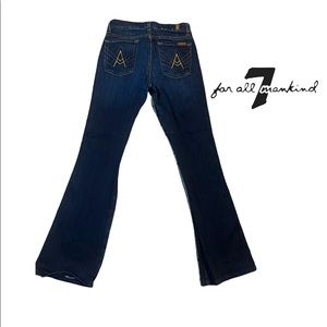 7 FOR ALL MANKIND "A POCKET" BOOTCUT JEANS  size 27